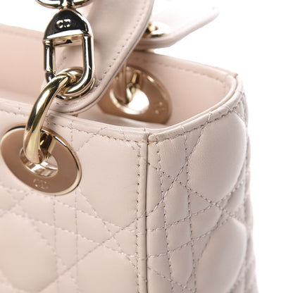 Christian Dior Lambskin Cannage Small Lucky Badges My Lady Dior Pink 13 of 15