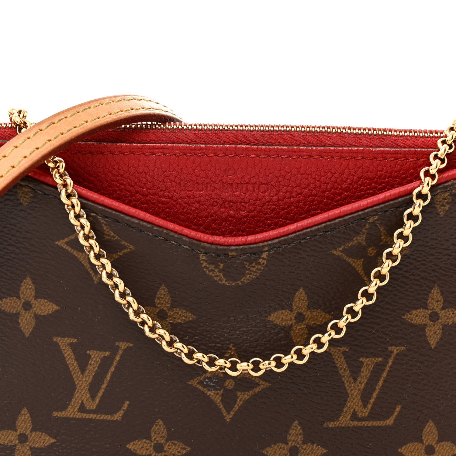 Louis Vuitton Monogram Pallas Clutch Cherry 14 of 23