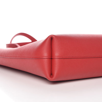 Saint Laurent Calfskin Toy Shopping Tote Rouge Eros 9 of 10
