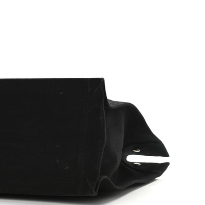Saint Laurent Linen Calfskin Rive Gauche Tote Black 17 of 21