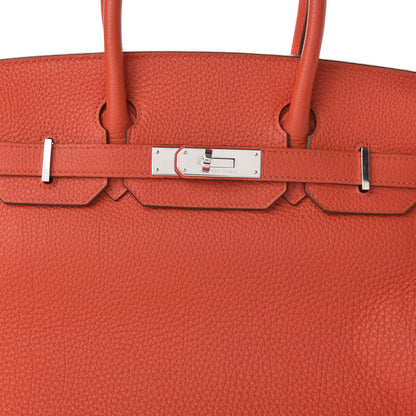 Hermes Togo Birkin 30 Capucine 10 of 18
