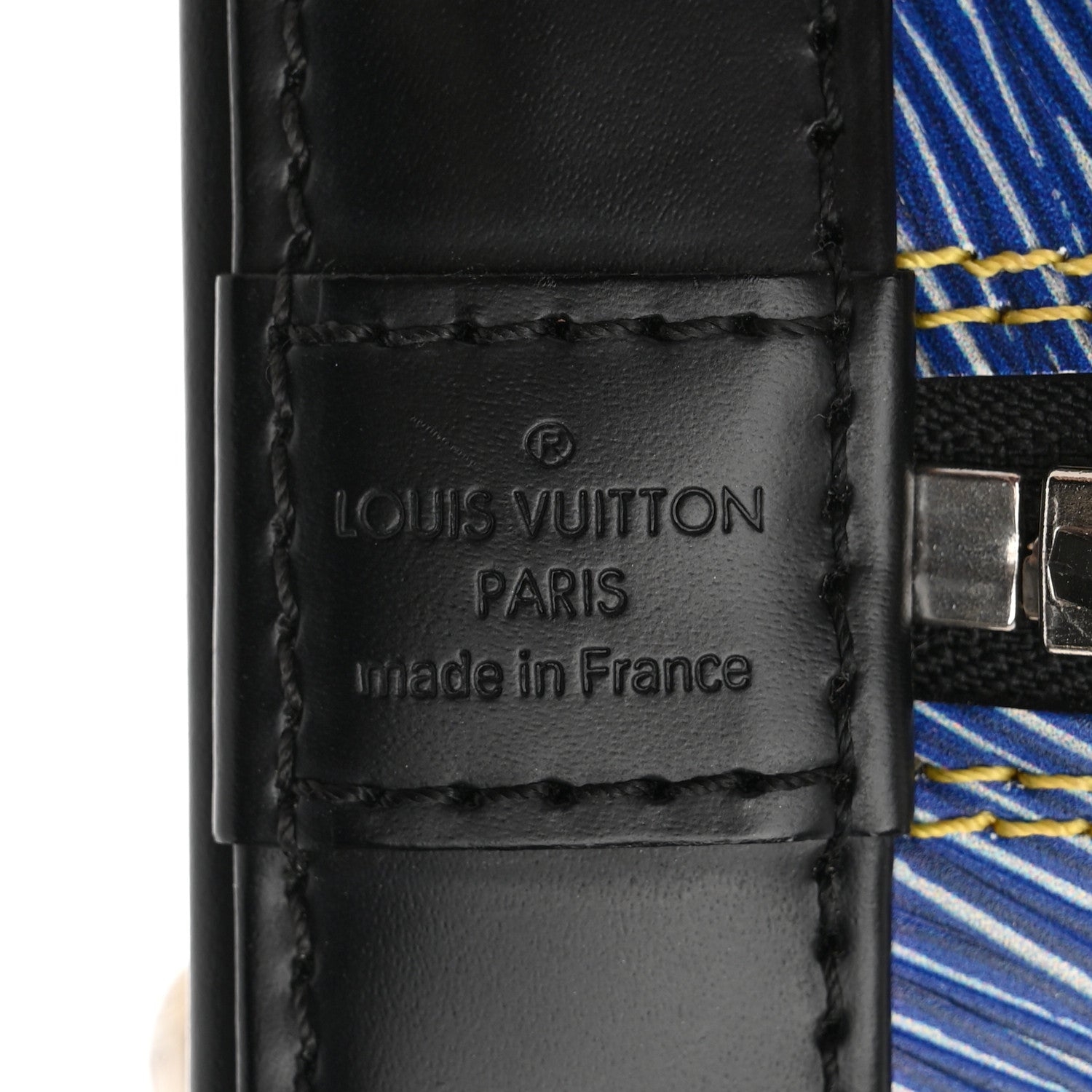 Louis Vuitton Epi Azteque Alma BB Denim Light 6 of 15