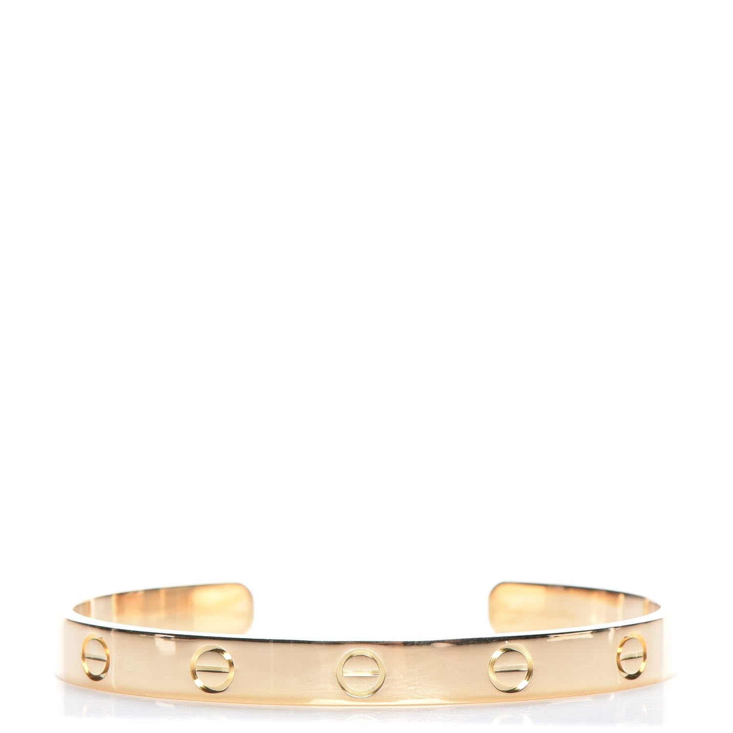 Cartier 18K Yellow Gold LOVE Cuff Bracelet 17 1 of 8