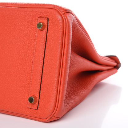 Hermes Togo Birkin 30 Capucine 32 of 35
