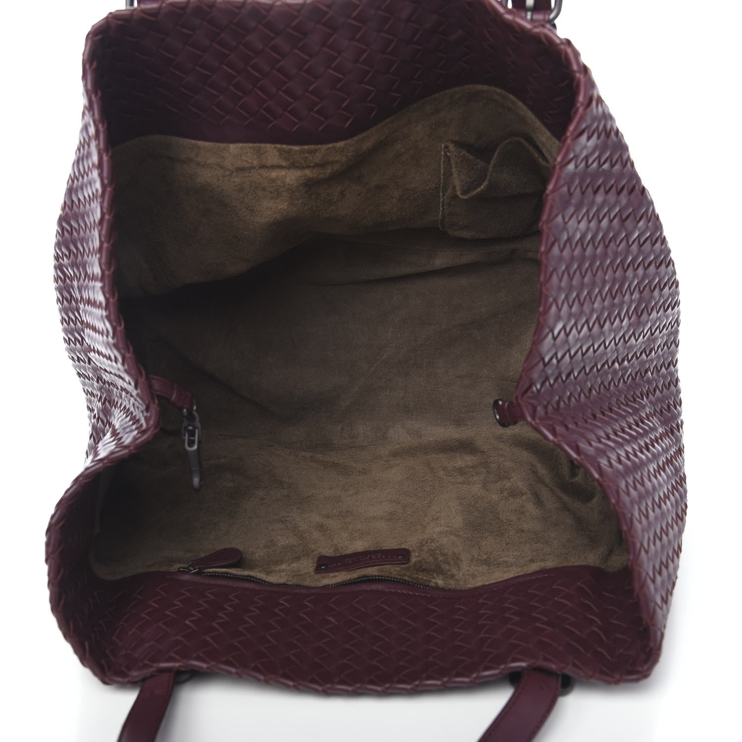 Bottega Veneta Nappa Intrecciato Large Cesta Tote Aubergine 4 of 8