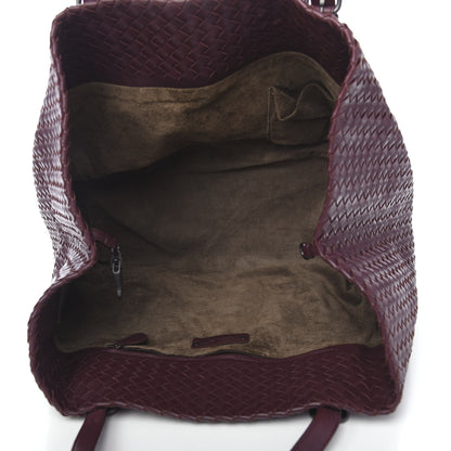 Bottega Veneta Nappa Intrecciato Large Cesta Tote Aubergine 4 of 8