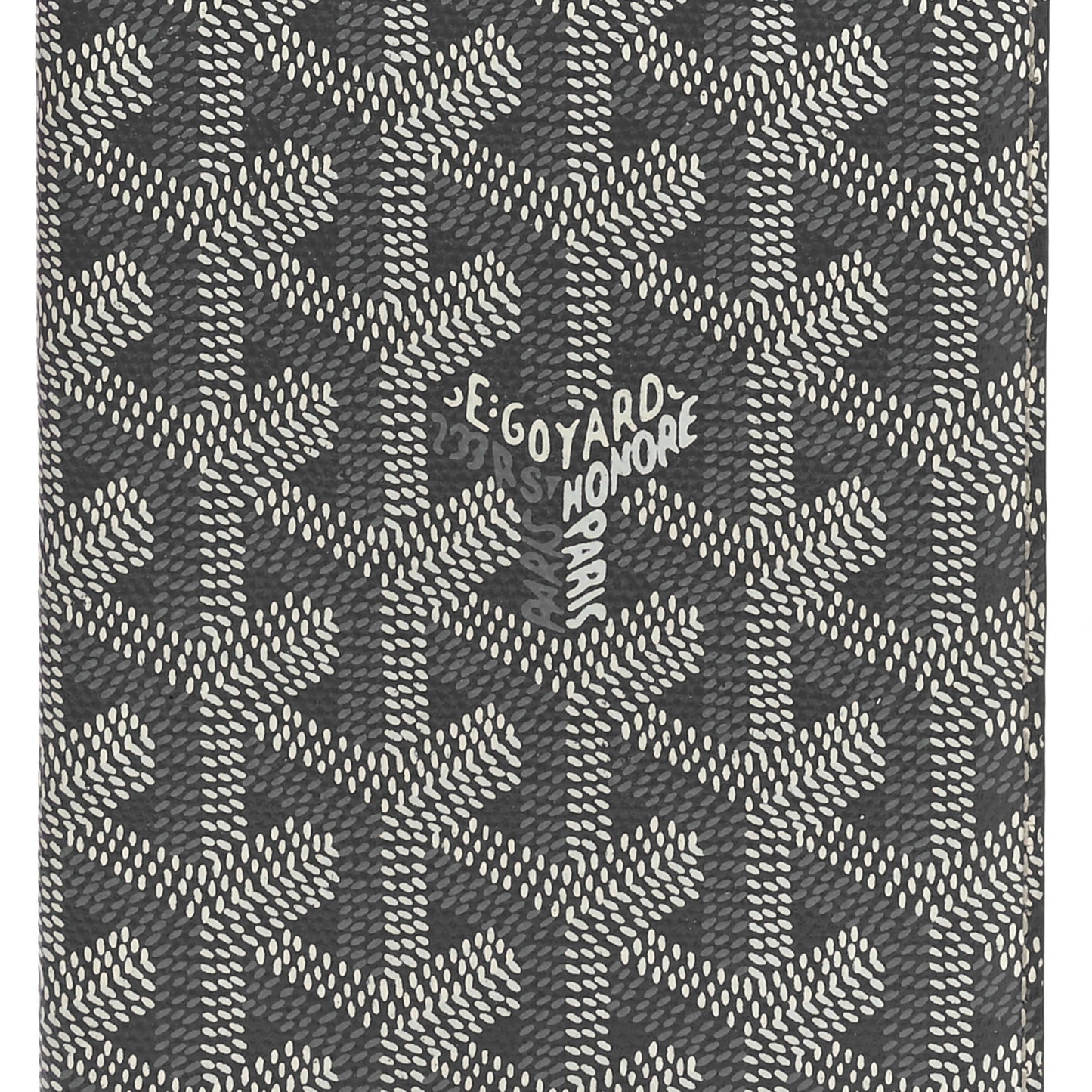 Goyardine Passport Wallet Grey