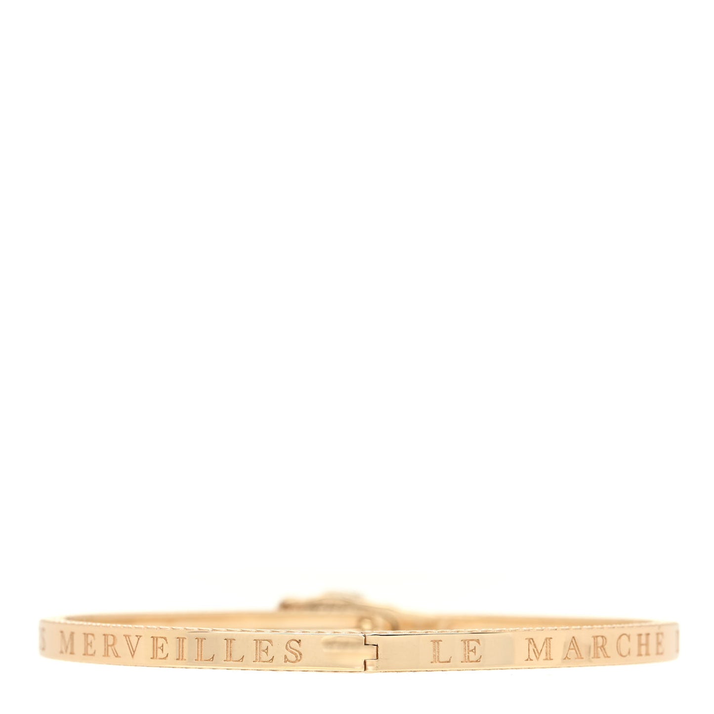 18K Yellow Gold Diamond Le Marche des Merveilles Tiger Head Bangle Bracelet