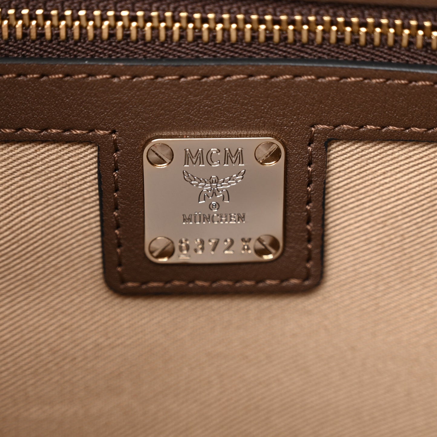 Calfskin Ottomar Monogram Medium Essential Boston Bag Chestnut