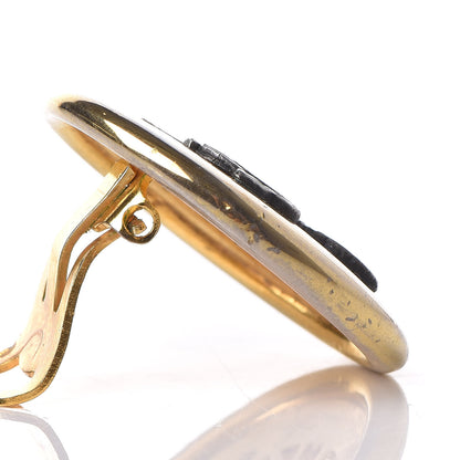 Hermes Gold Plated Clip On Earrings Gold Silver 8 of 8
