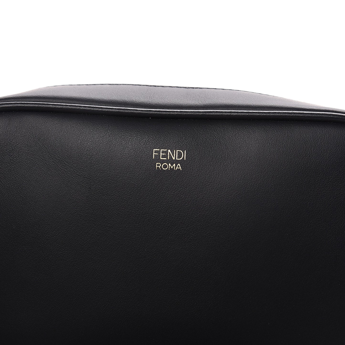 Vitello Century Bi-Color FF 1974 Embossed Mini Camera Case Maya Black