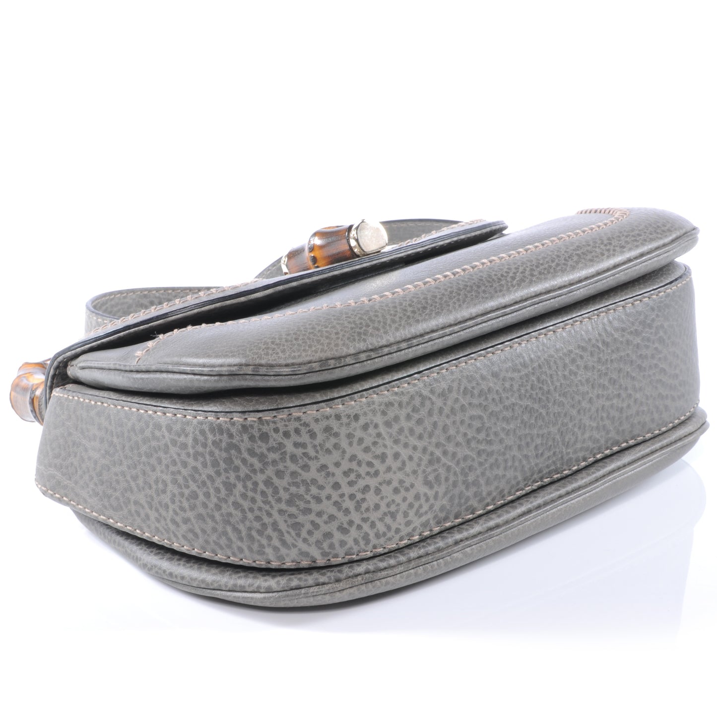 Leather New Bamboo Medium Top Handle Bag