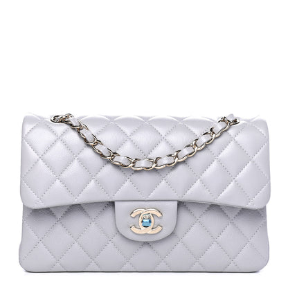 Chanel Caviar Quilted Small Double Flap Grey 1 of 4