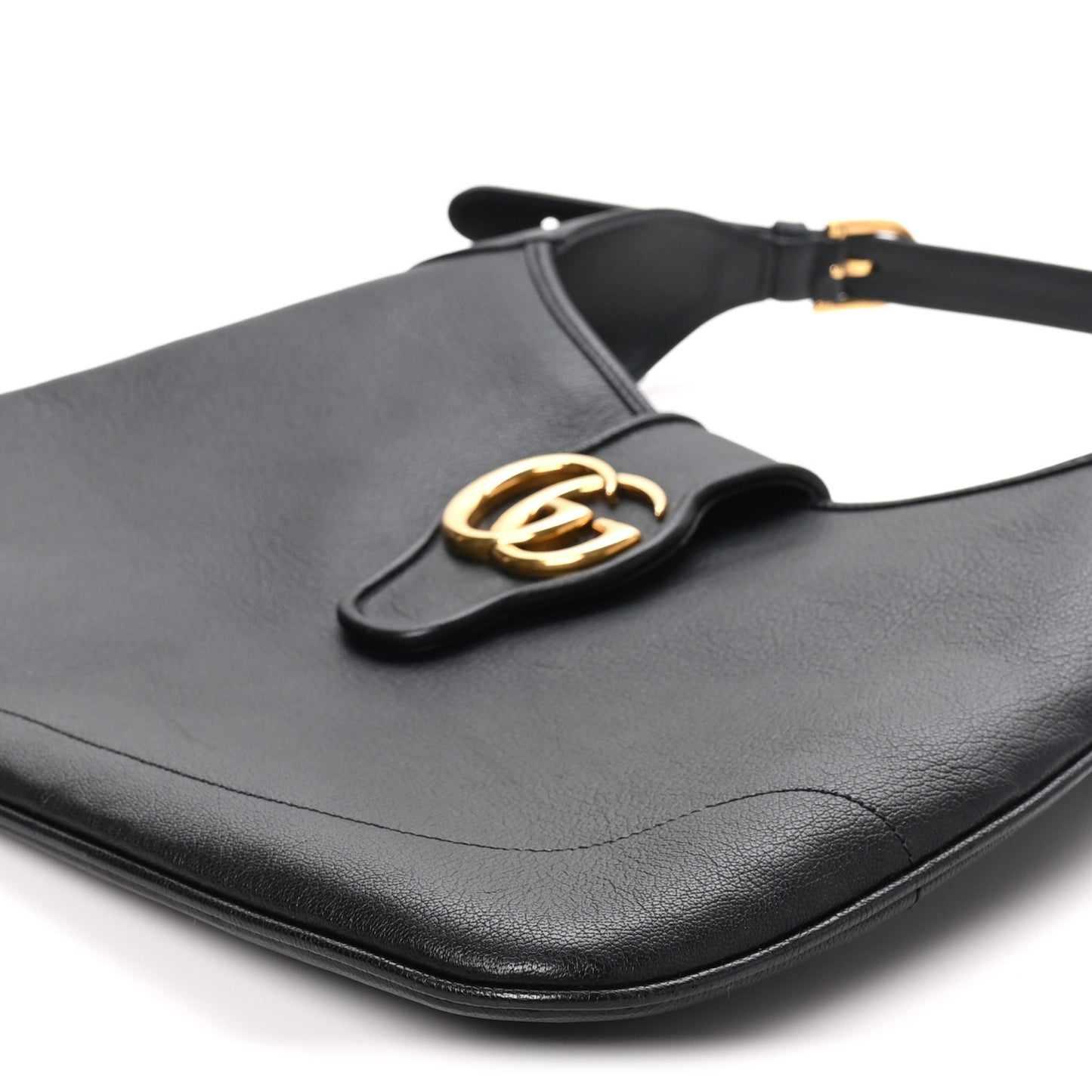 Goatskin Medium Aphrodite Shoulder Bag Black