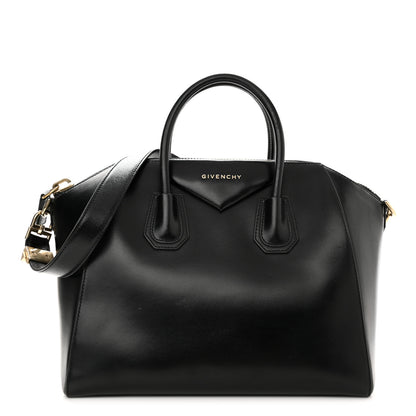 Givenchy Shiny Lord Calfskin Medium Antigona Black 1 of 11