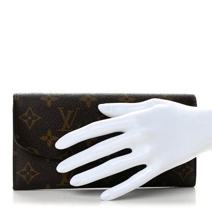 Louis Vuitton Monogram Emilie Wallet Rose Ballerine 2 of 10