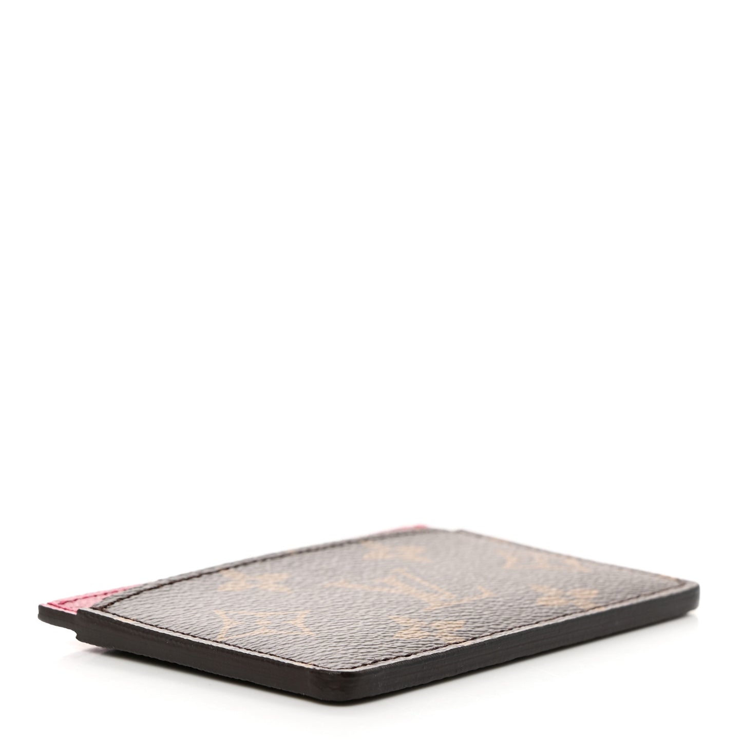 Monogram Card Holder Fuchsia