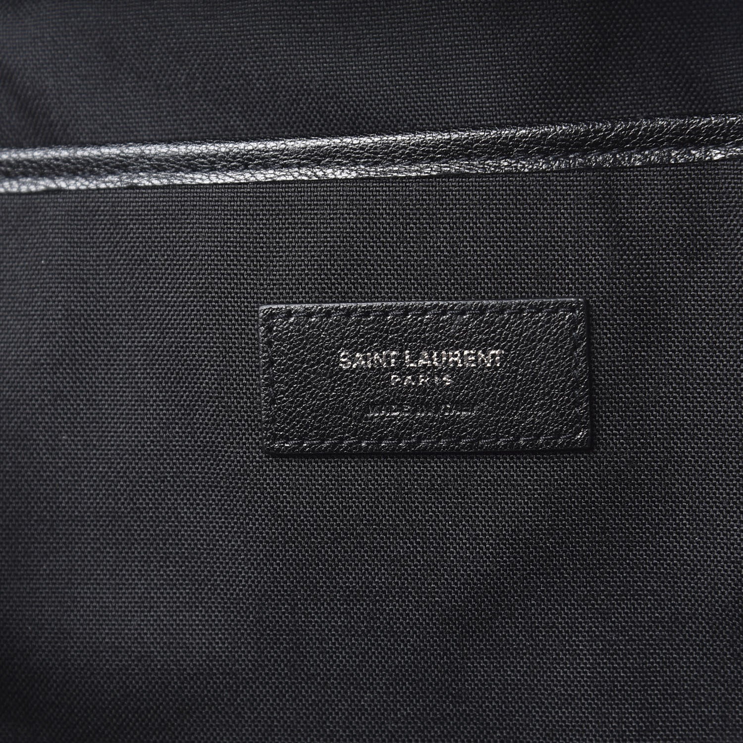 Saint Laurent Canvas City Studded Backpack Black 5 of 9