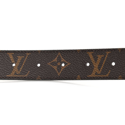 Louis Vuitton Calfskin Monogram 30mm LV Initiales Reversible Belt 85 34 Black 3 of 5