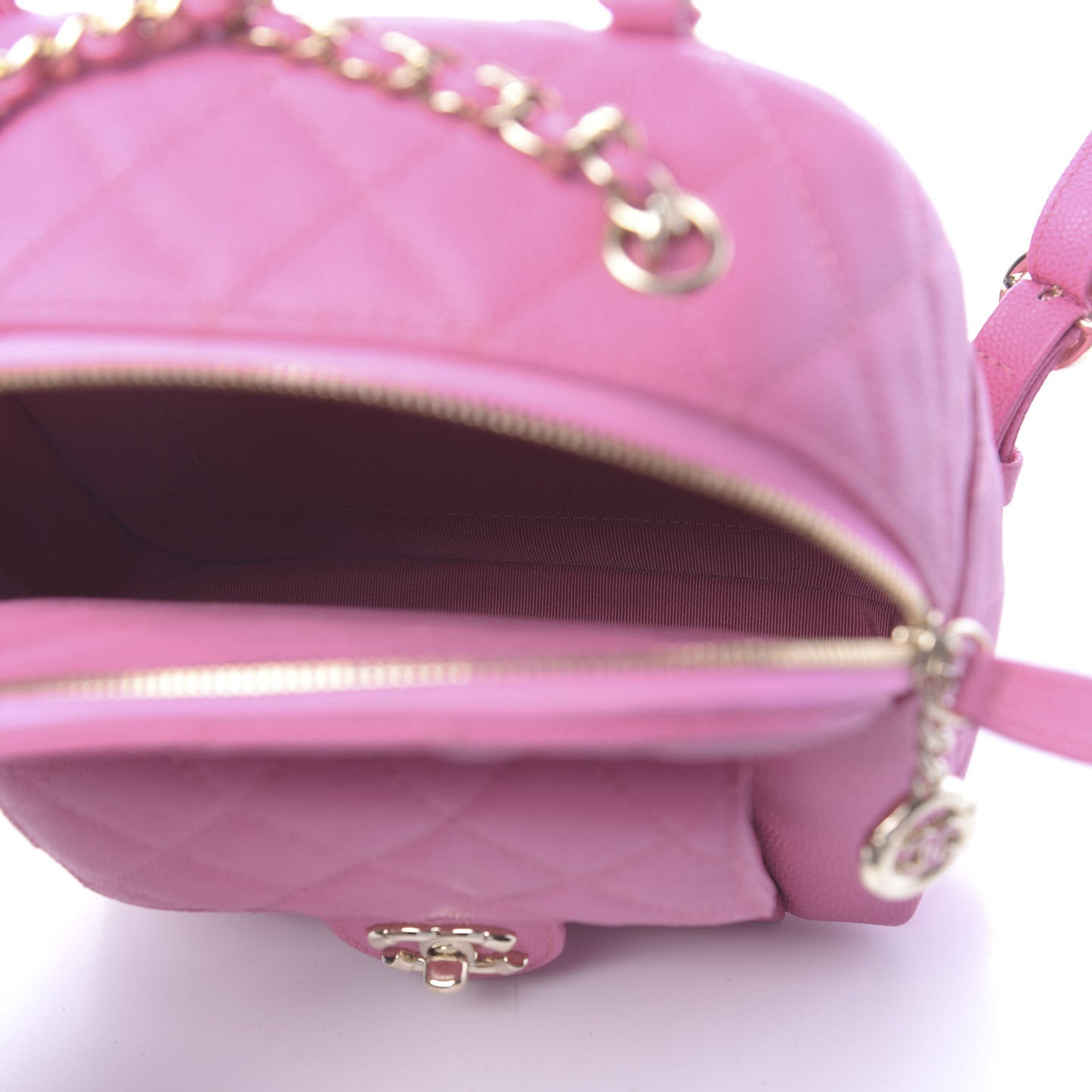 Caviar Quilted Small CC Day Backpack Pink
