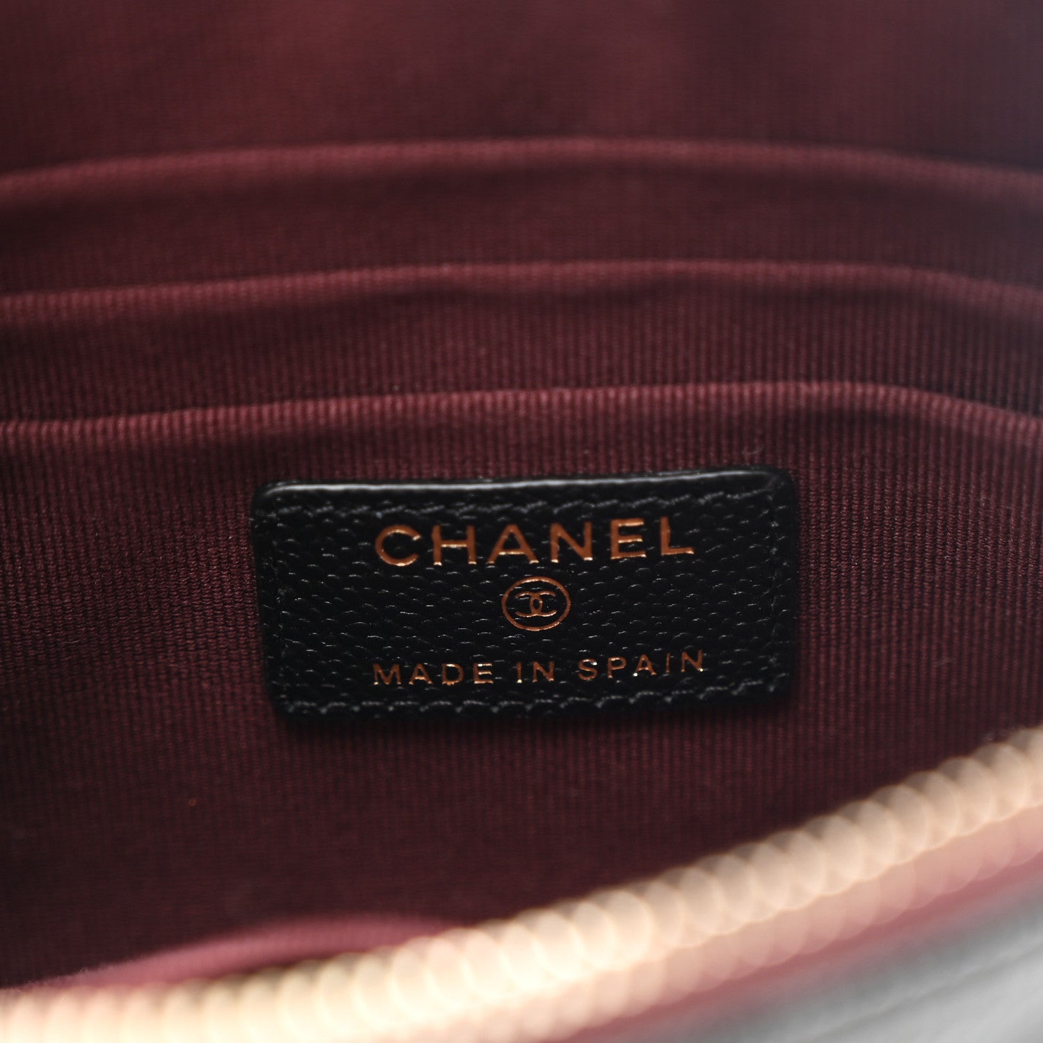 Chanel Caviar Quilted Small Zipped Pouch Black 6 of 8