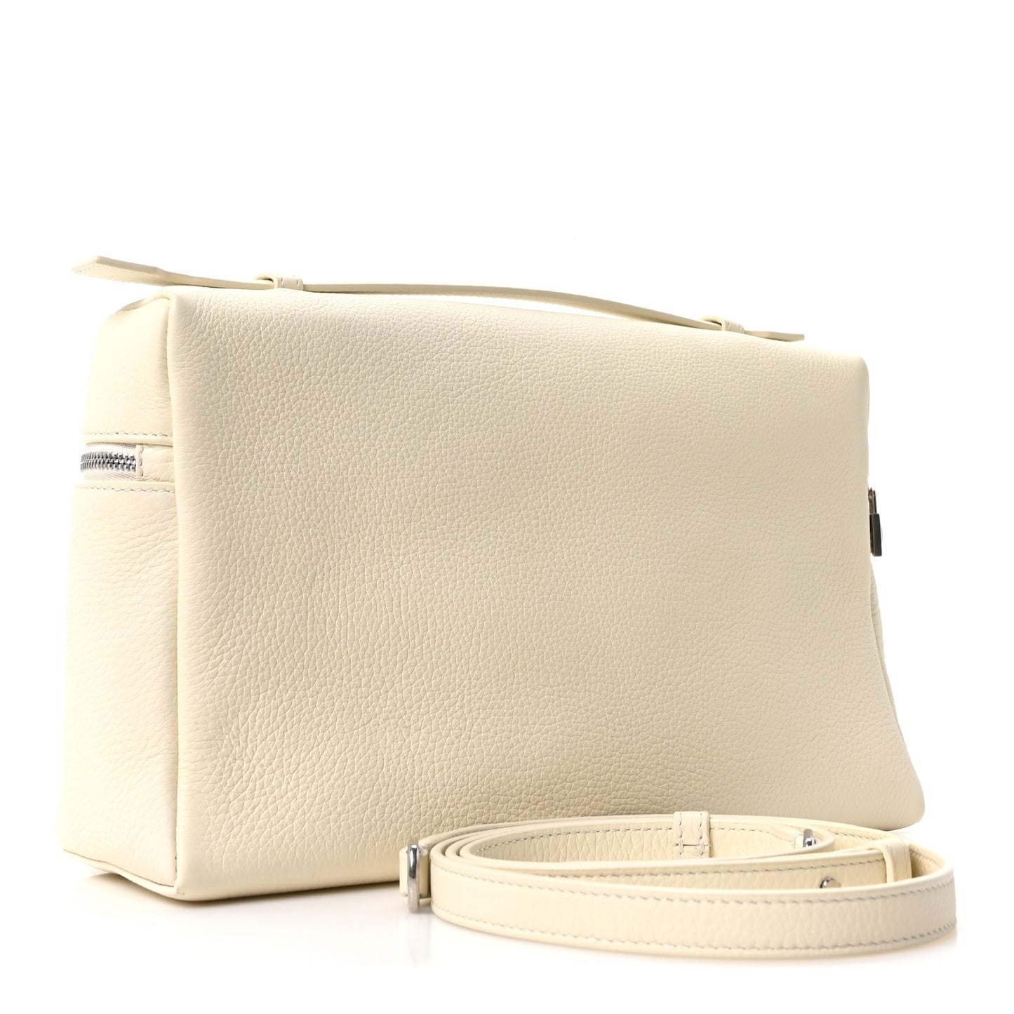 Grained Calfskin Extra Pocket L27 Whisper White