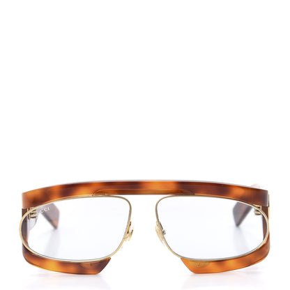 Gucci Oval Sunglasses GG0233S Tortoiseshell Gold 2 of 8