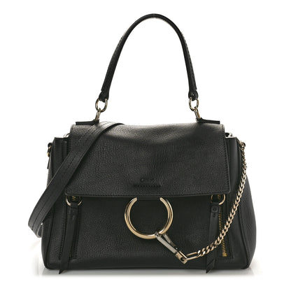 Chloe Calfskin Small Faye Day Shoulder Bag Black 1 of 9