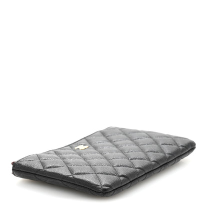 Chanel Caviar Quilted Small Zipped Pouch Black 4 of 8