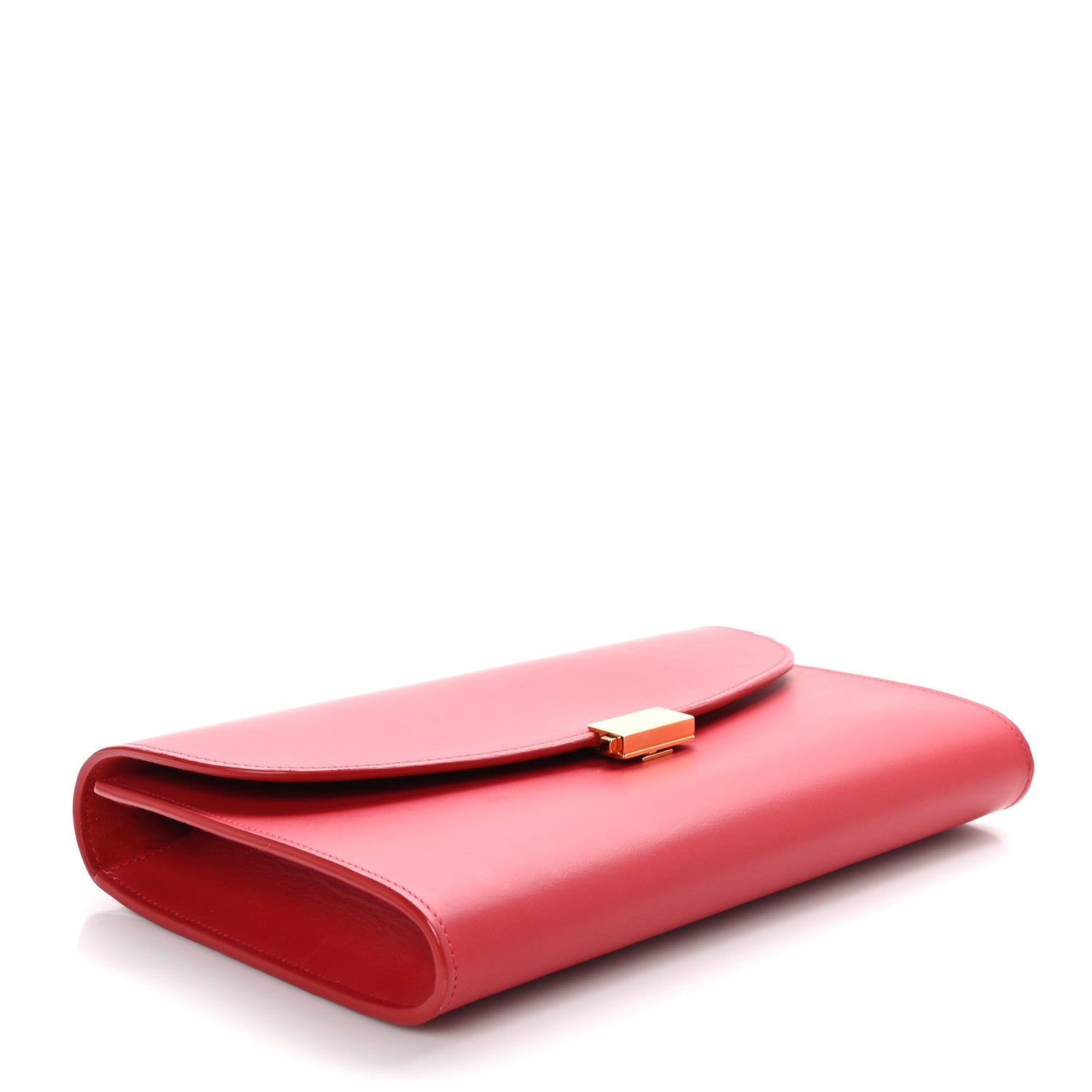 Mansur Gavriel Calfskin Envelope Flat Clutch Flamma 4 of 9