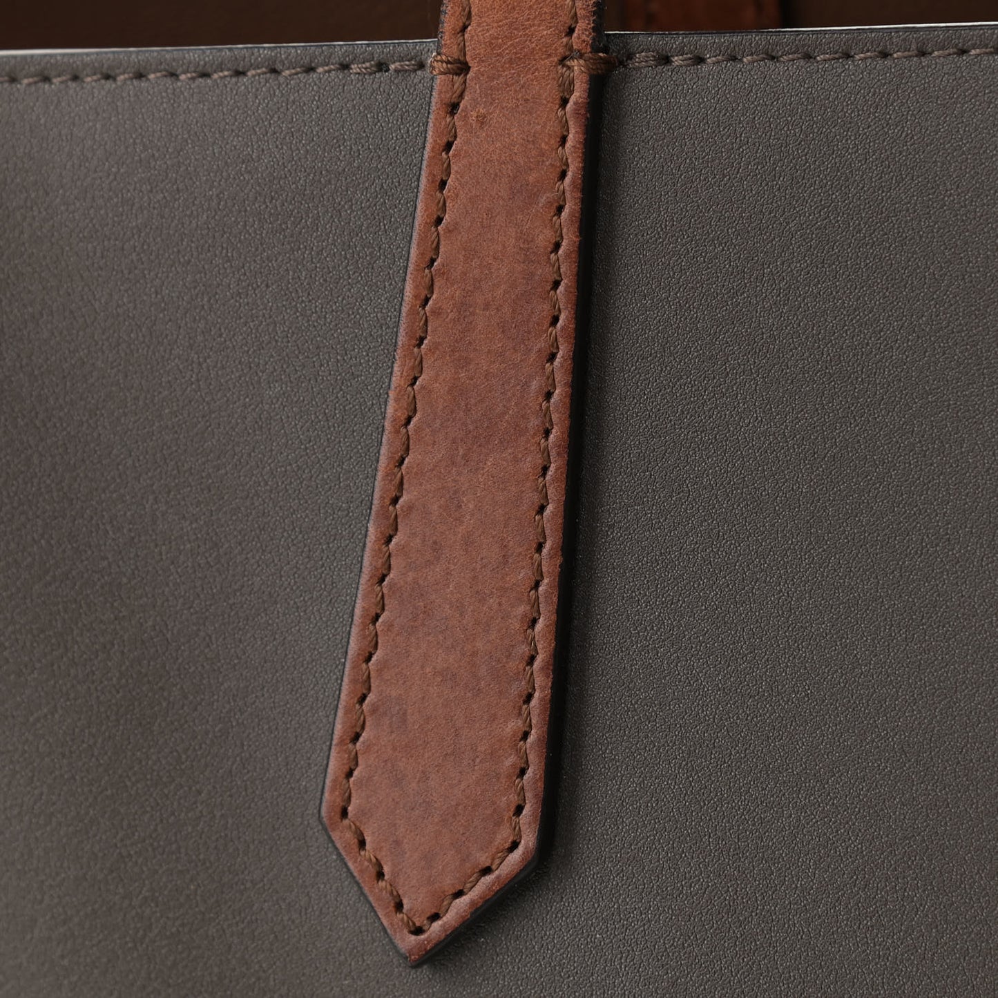 Calfskin Medium GV Shopper Tote Grey