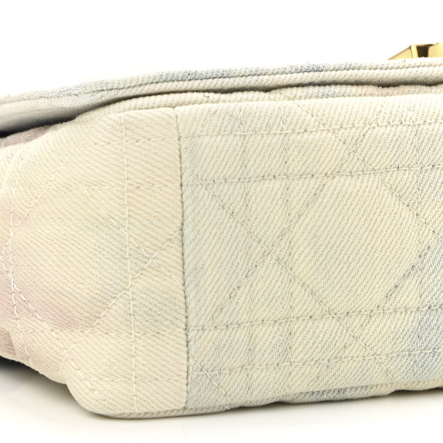Denim Tie Dye Cannage Small Caro Bag Multicolor