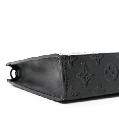 Louis Vuitton Calfskin Monogram Shadow Gaston Wearable Wallet 5 of 7