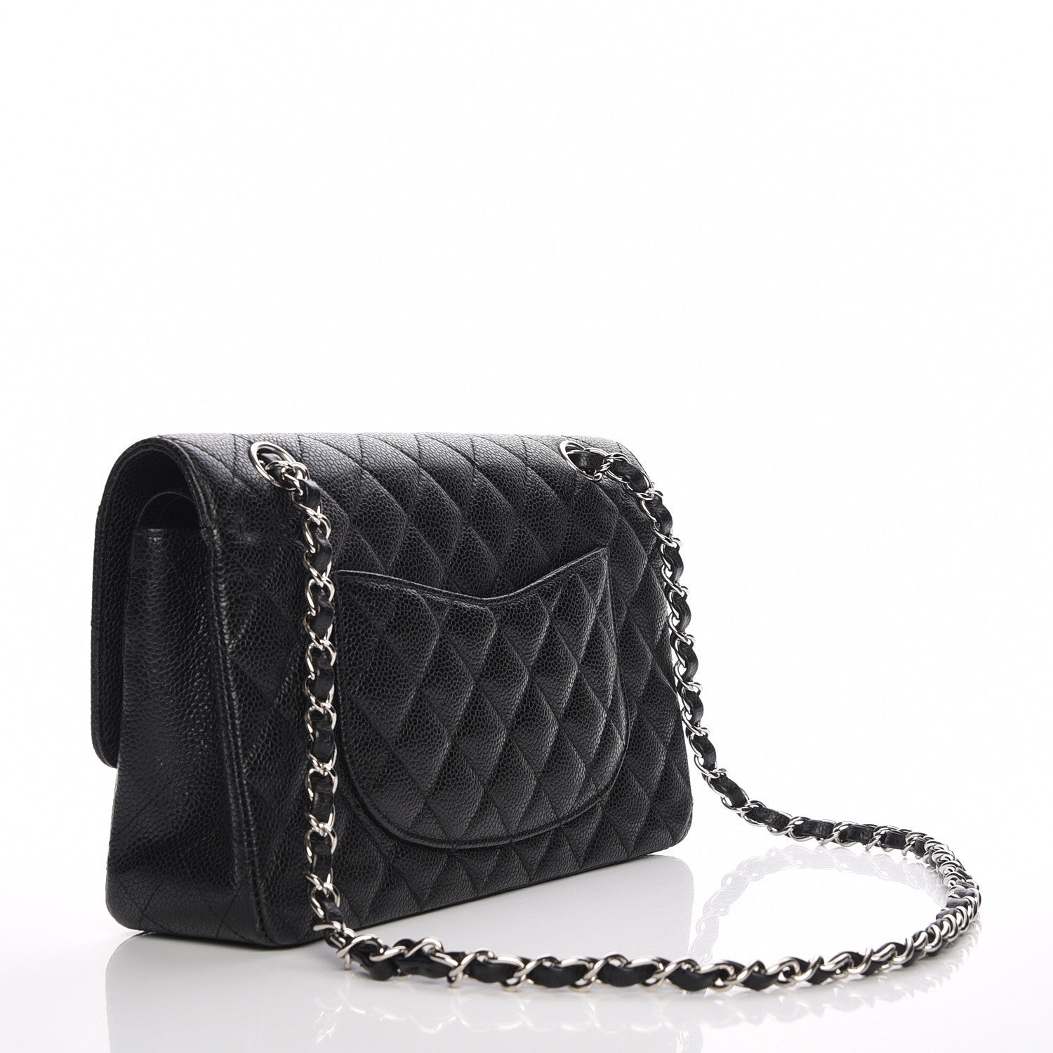 Chanel Caviar Quilted Medium Double Flap Black 3 of 7