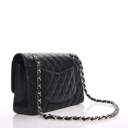 Chanel Caviar Quilted Medium Double Flap Black 3 of 7