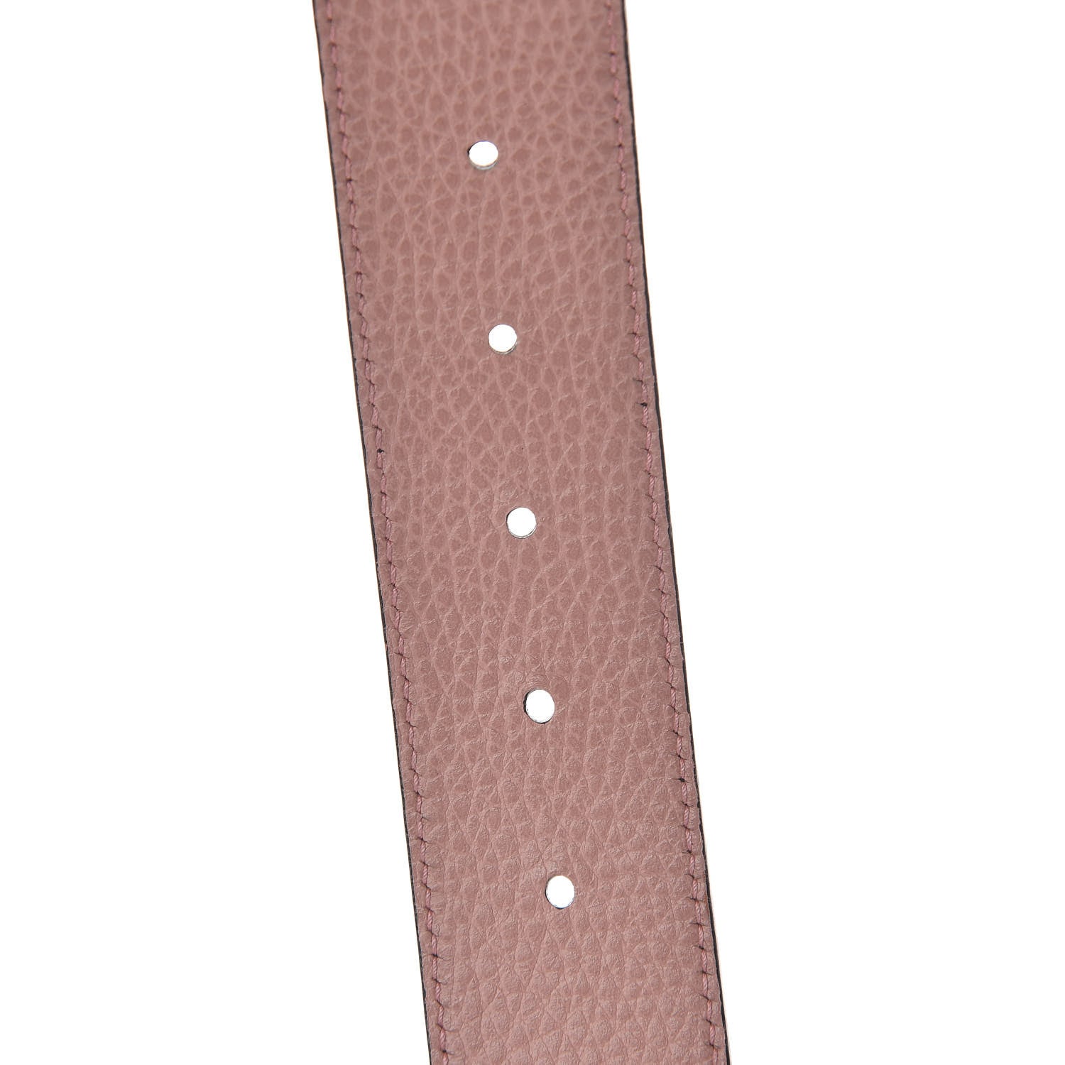 Gucci Calfskin 1973 Reversible Belt 75 30 Black Pink 5 of 6