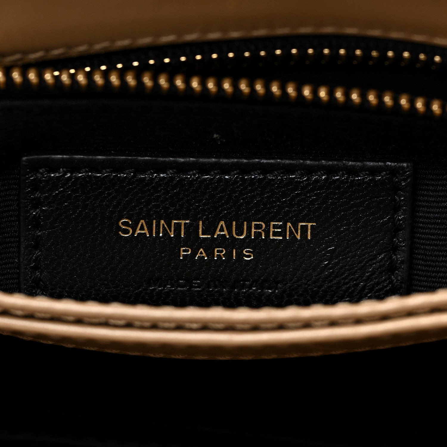 Saint Laurent Calfskin Y Quilted Monogram Toy Loulou Crossbody Bag Dark Beige 6 of 10