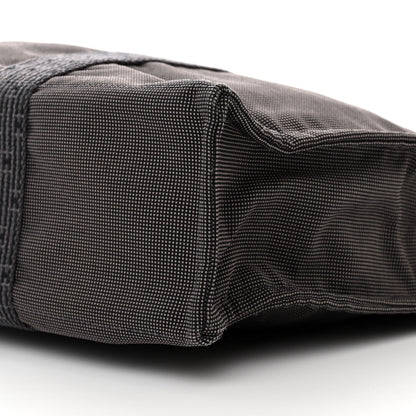 Hermes Toile Fourre Tout MM Grey Black 10 of 12