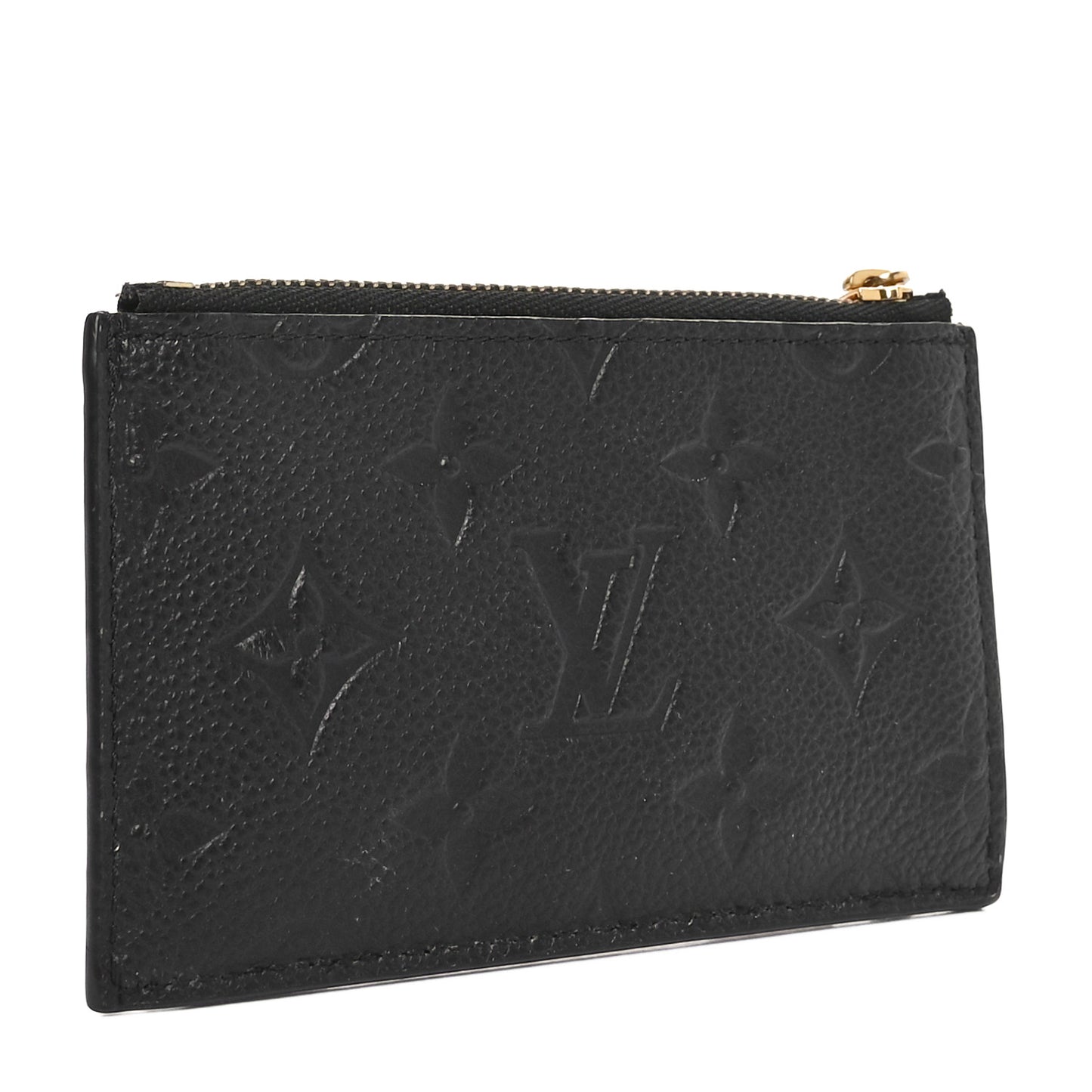 Empreinte Zipper Card Holder Black