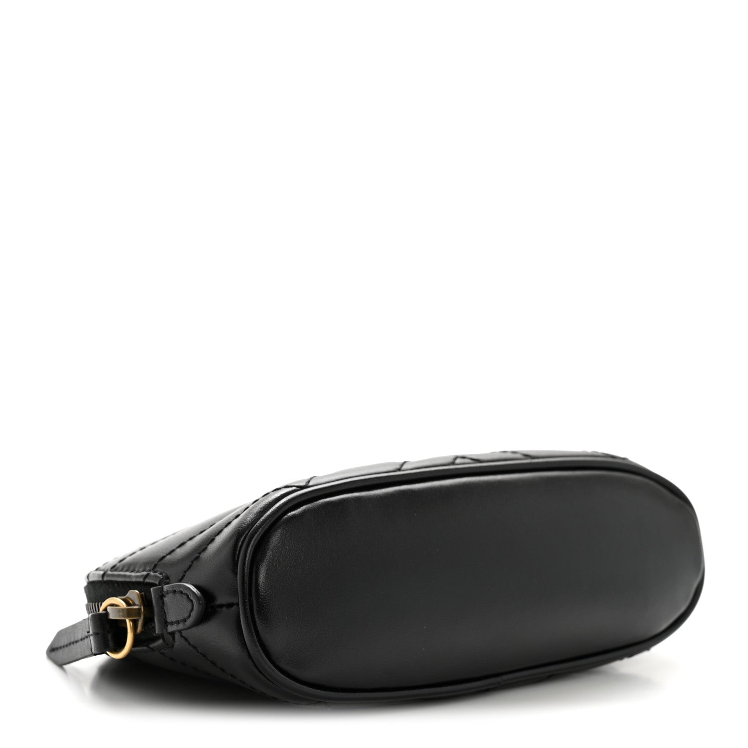 Gucci Calfskin Matelasse GG Marmont Pouch Cosmetic Case Black 4 of 9