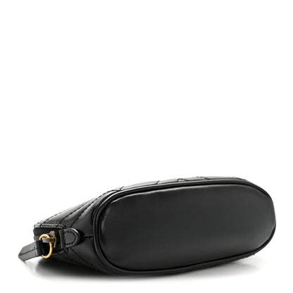 Gucci Calfskin Matelasse GG Marmont Pouch Cosmetic Case Black 4 of 9