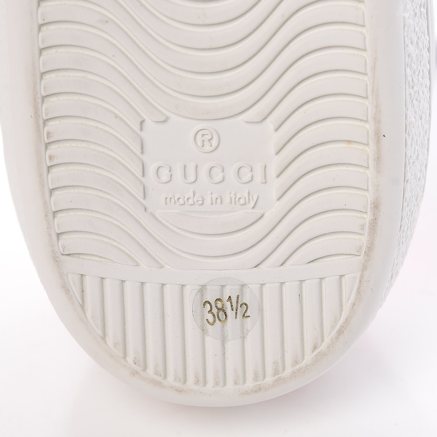 Gucci Calfskin Sequins Web Game Logo Womens Ace Sneakers 38.5 White 6 of 13