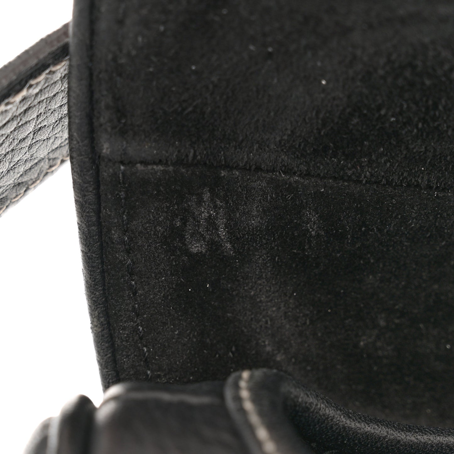 Calfskin Double Saddle Bag Black