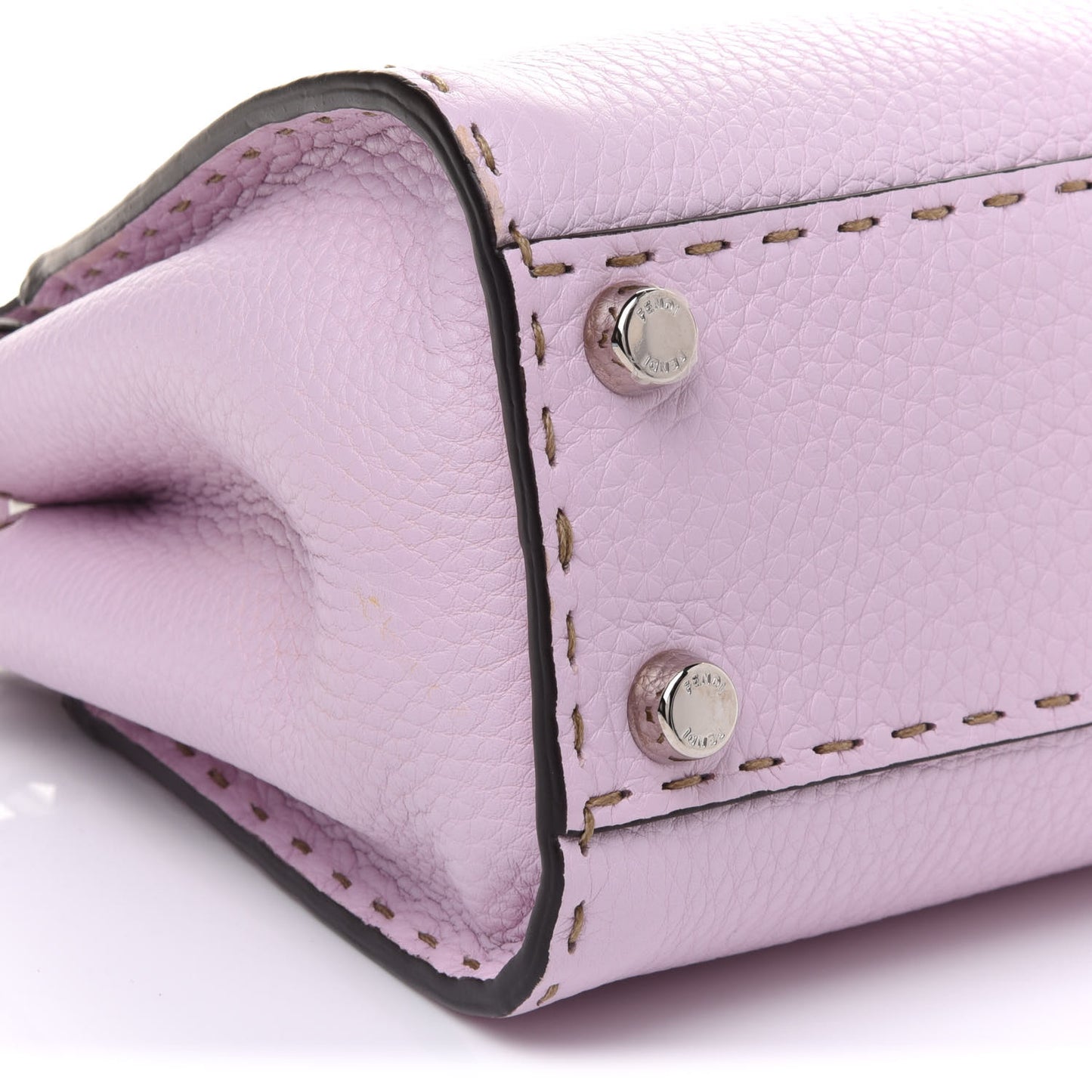 Cuoio Romano Selleria Mini Peekaboo Iconic Satchel Anemone