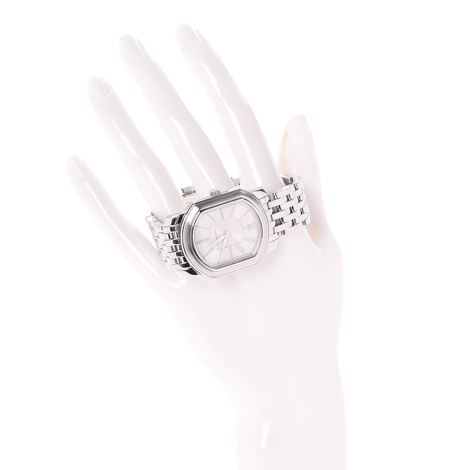 Tiffany Stainless Steel 32mm Mark Coupe Resonator Quartz Watch 2 of 6