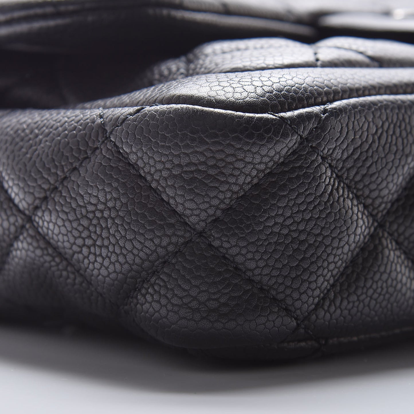 Caviar Quilted Medium Now and Forever Flap Black