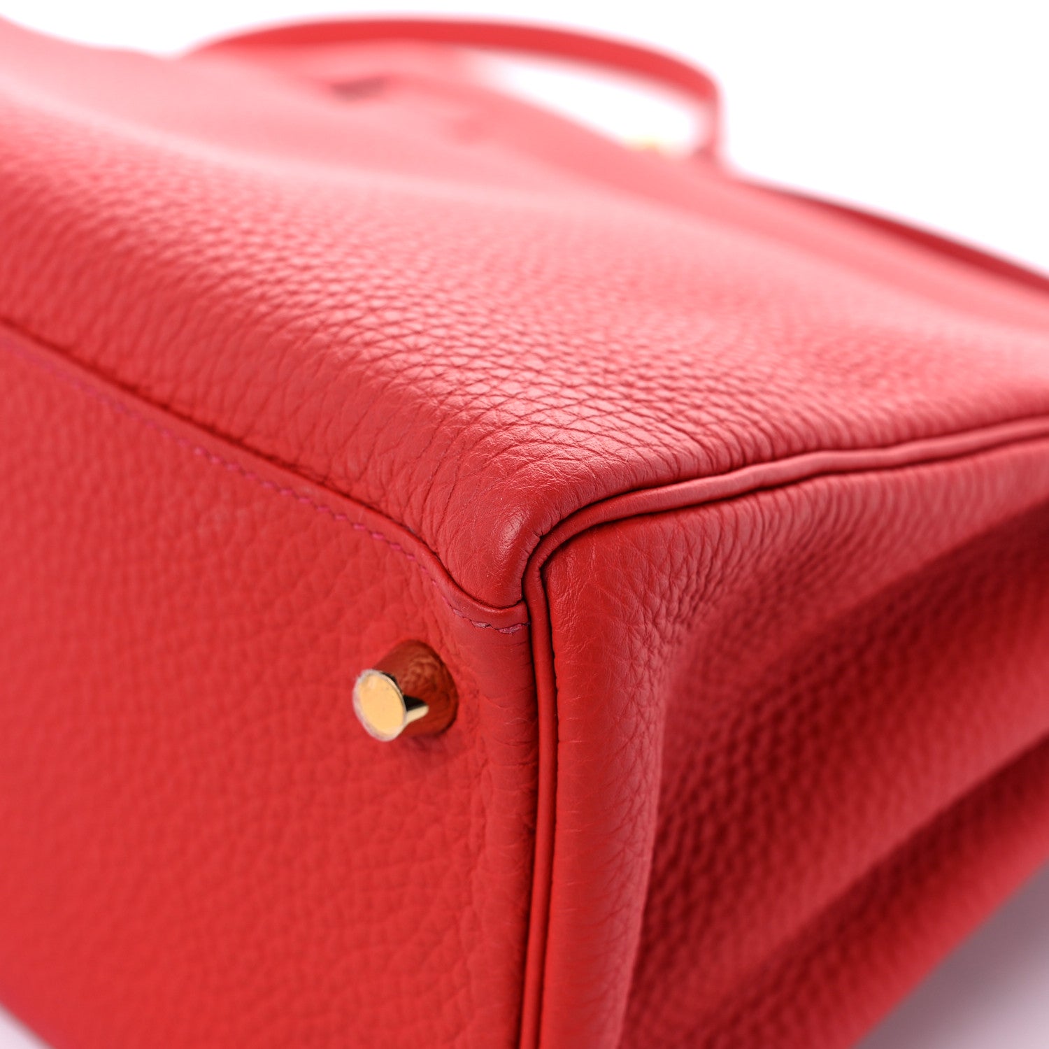 Hermes Taurillon Clemence Kelly Retourne 28 Geranium 11 of 11