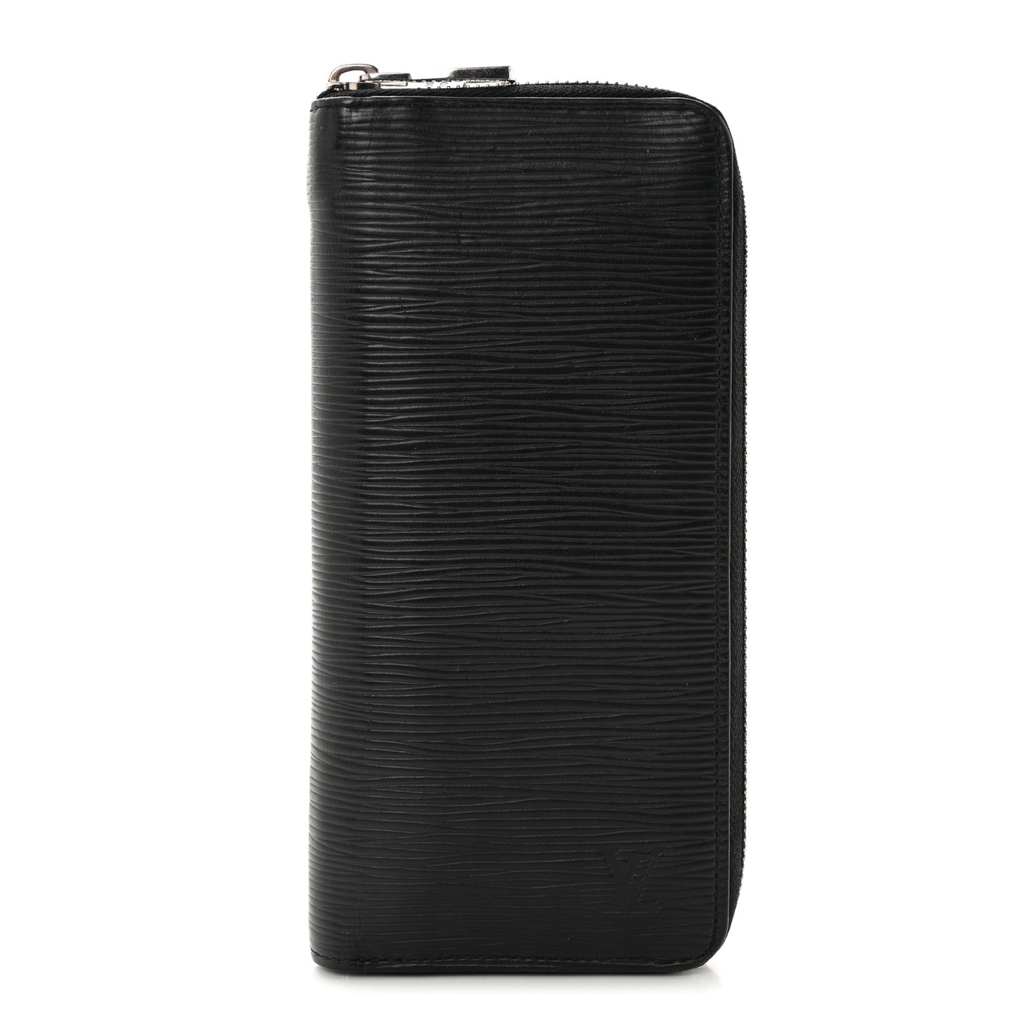 Epi Zippy Vertical Wallet Black