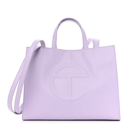 Telfar Vegan Leather Medium Shopping Bag Lavender 1 of 11