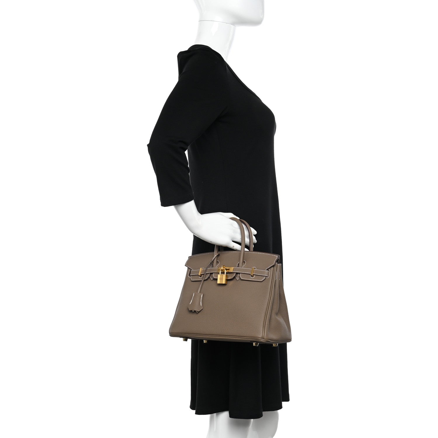 Hermes Togo Birkin 25 Etoupe 2 of 11